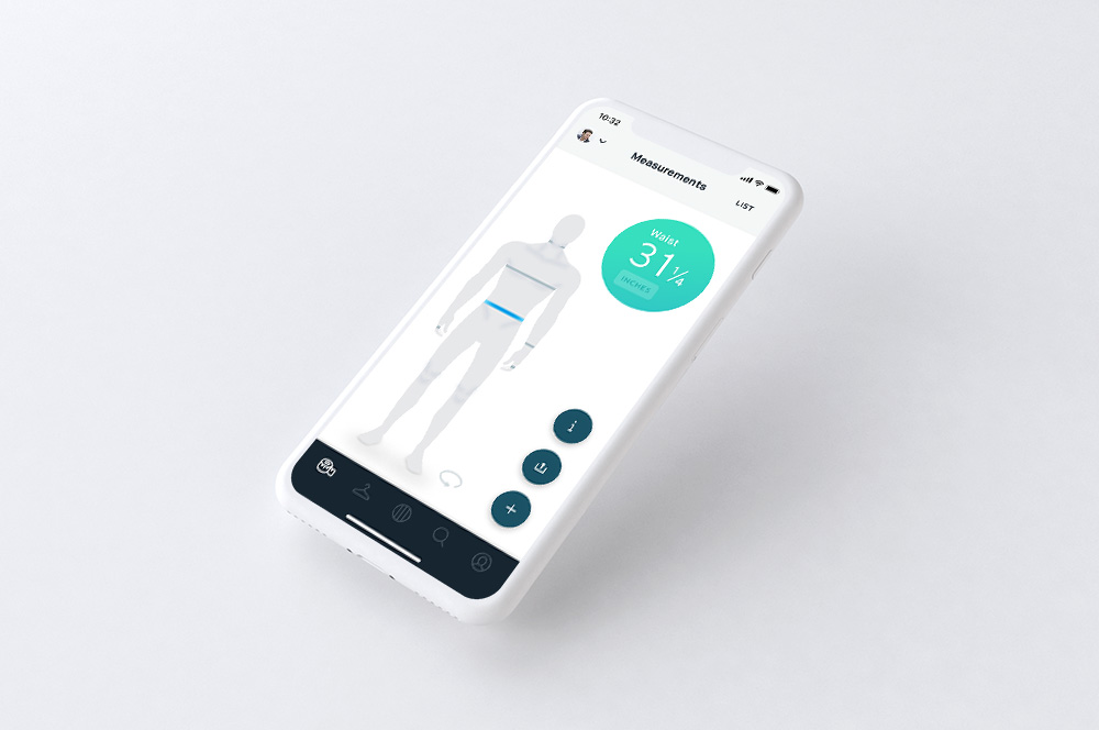 Track body measurements with measurement diagram